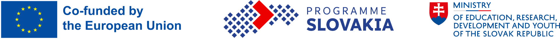 Co-funded by the European Union — Programme Slovakia — Ministry of Education, Research, Development and Youth of the Slovak Republic